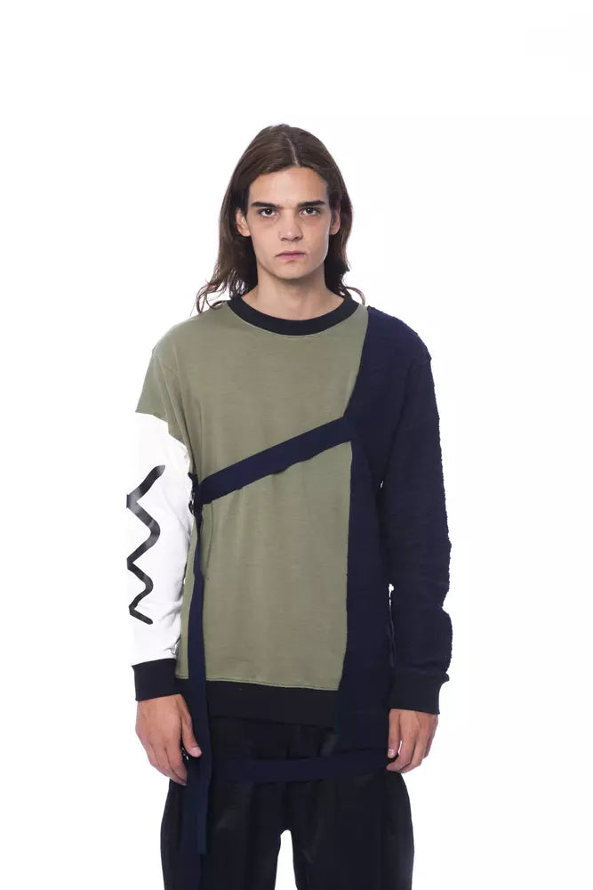 Nicolo Tonetto Army Cotton Men Sweater | Regal Royce