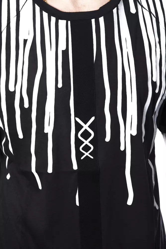 Nicolo Tonetto Black Cotton T-Shirt