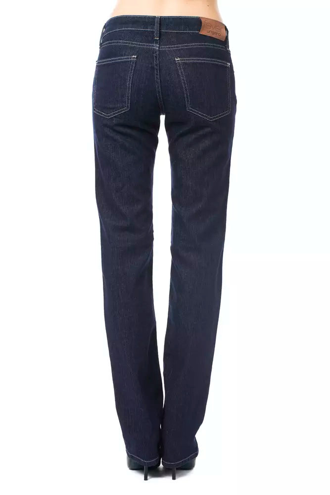 Ungaro Fever Blue Cotton Women's Jeans | Regal Royce