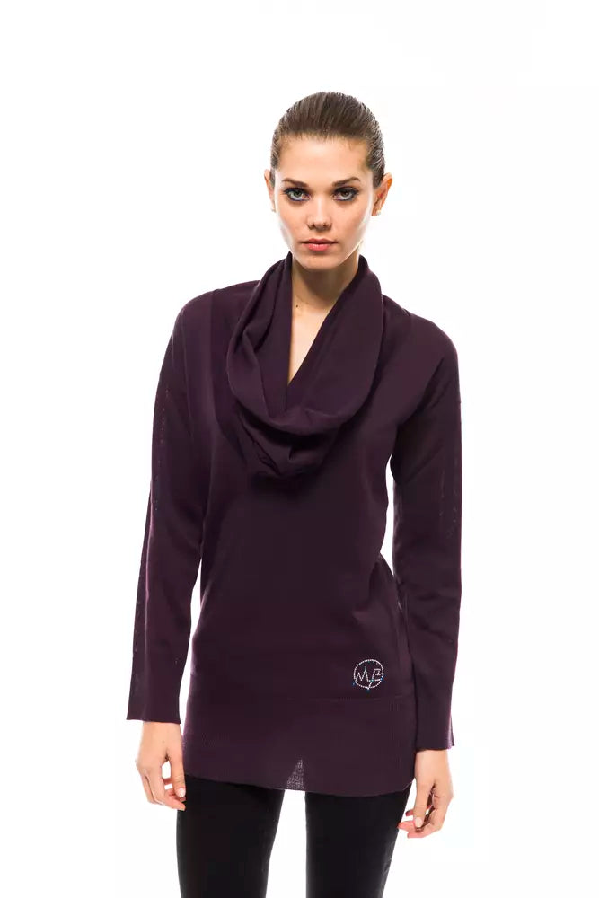 Montana Blu Purple Wool Women Sweater | Regal Royce