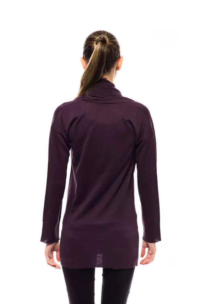 Montana Blu Purple Wool Women Sweater | Regal Royce