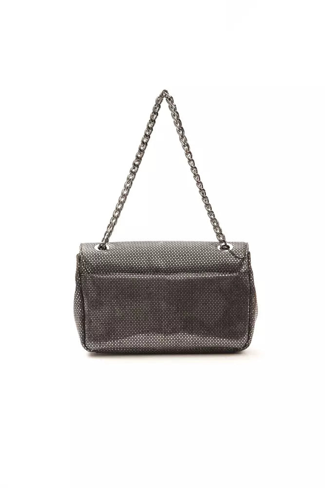 Pompei Donatella Gray Leather Women Crossbody Bag | Regal Royce