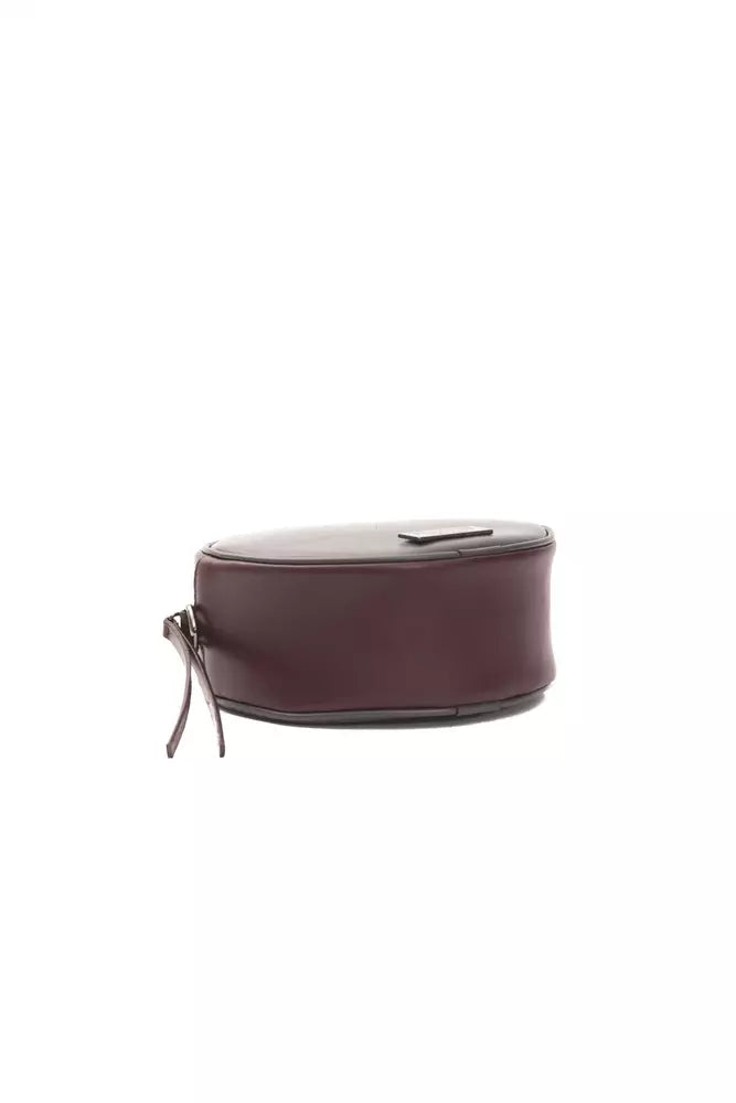 Pompei Donatella Burgundy Leather Crossbody Bag | Regal Royce