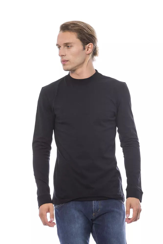 Verri Black Cotton Men's Sweater | Regal Royce