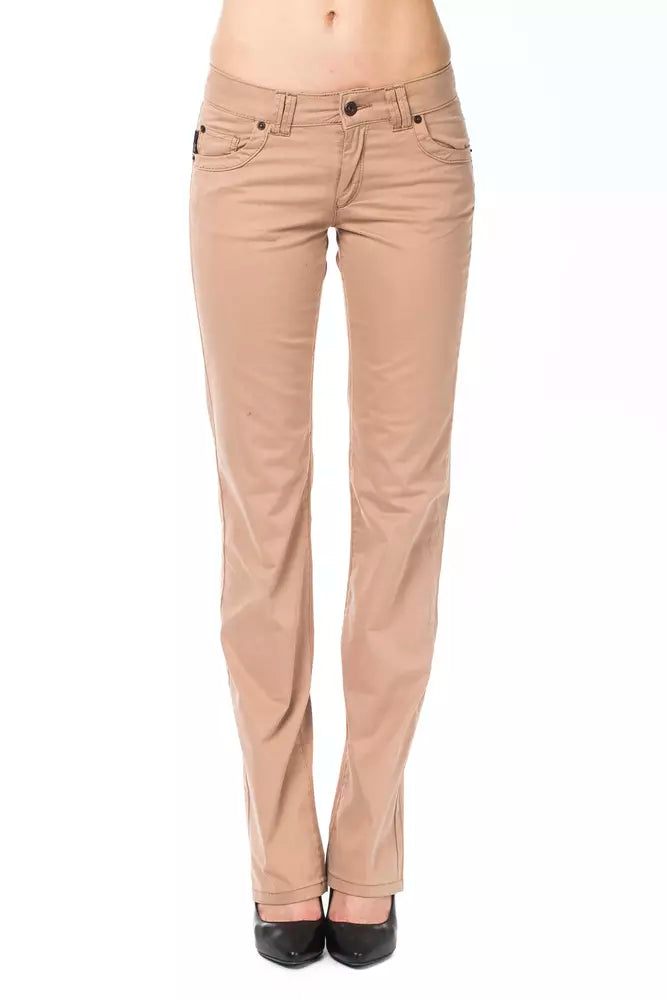Ungaro Fever Beige Cotton Women's Jean | Regal Royce
