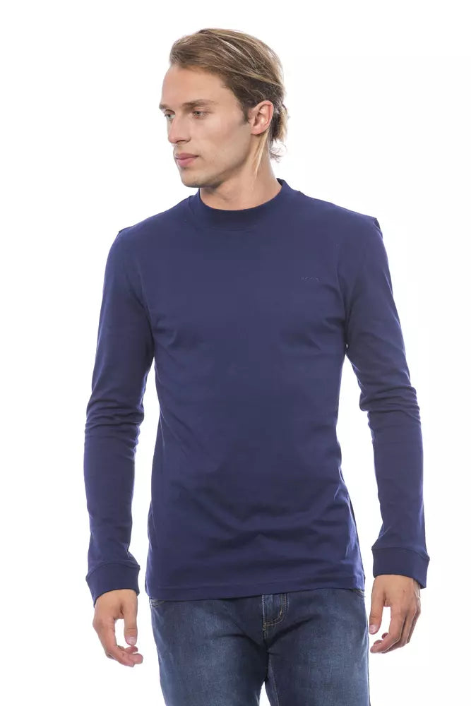 Verri Blue Cotton Men's Sweater | Regal Royce