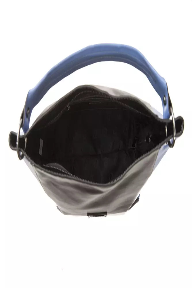 Pompei Donatella Black Leather Women Shoulder Bag | Regal Royce