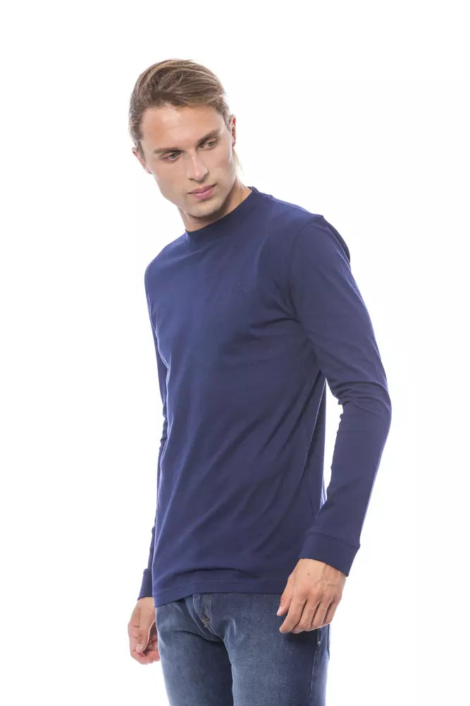 Verri Blue Cotton Men's Sweater | Regal Royce