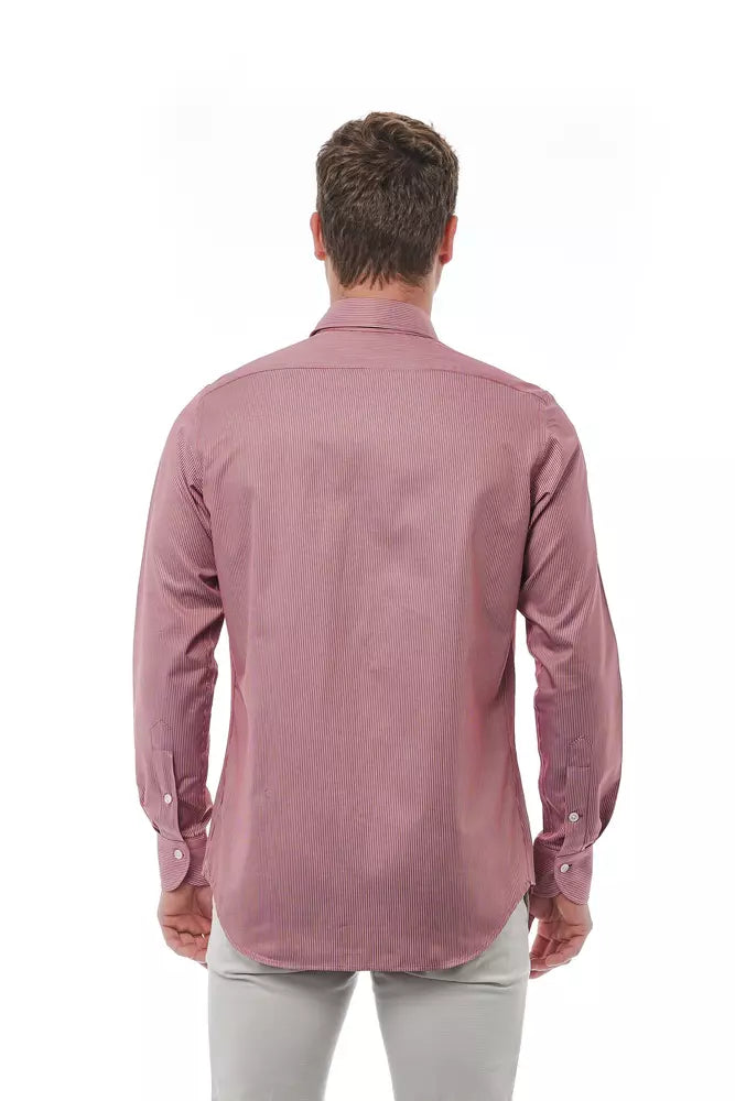 Bagutta Red Cotton Men Shirt | Regal Royce