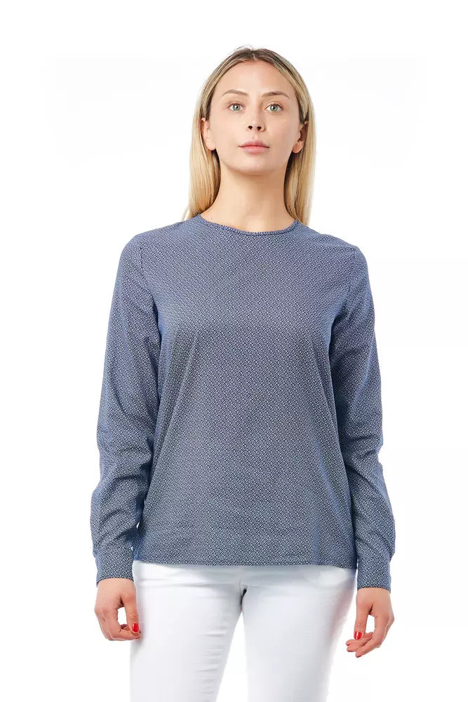 Bagutta Blue Cotton Women Shirt | Regal Royce