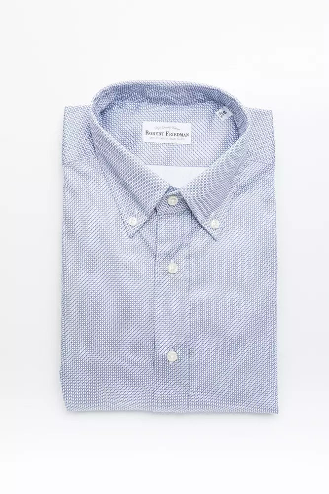 Robert Friedman Light Blue Cotton Shirt