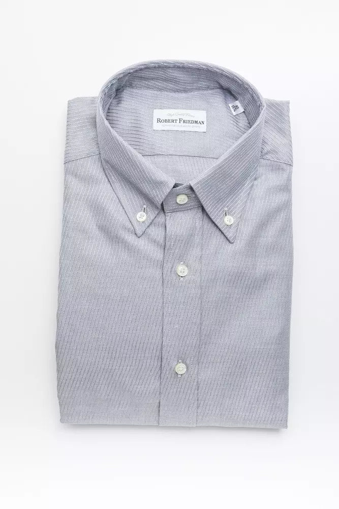 Robert Friedman Beige Cotton Men Shirt | Regal Royce