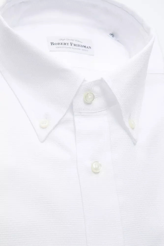 Robert Friedman White Cotton Shirt