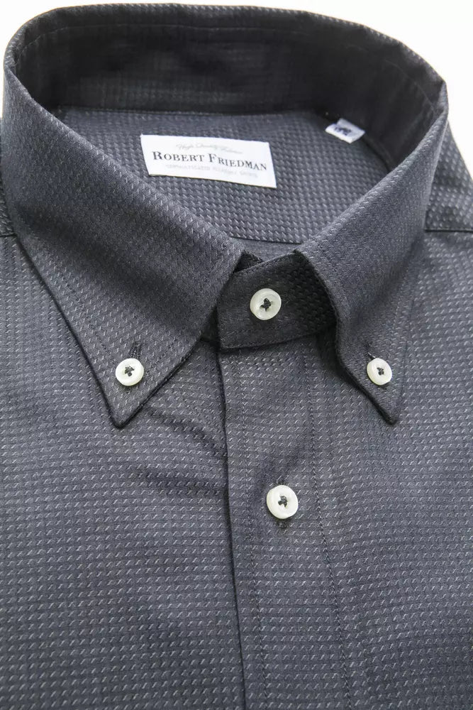 Robert Friedman Green Cotton Men Shirt | Regal Royce