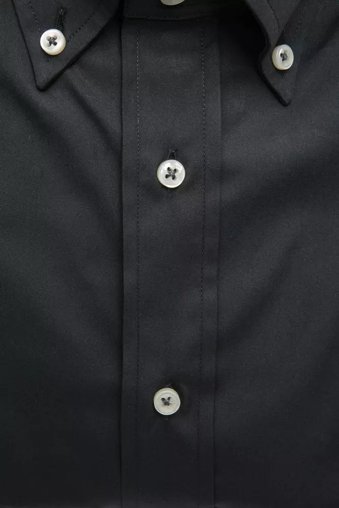 Robert Friedman Gray Cotton Men Shirt | Regal Royce