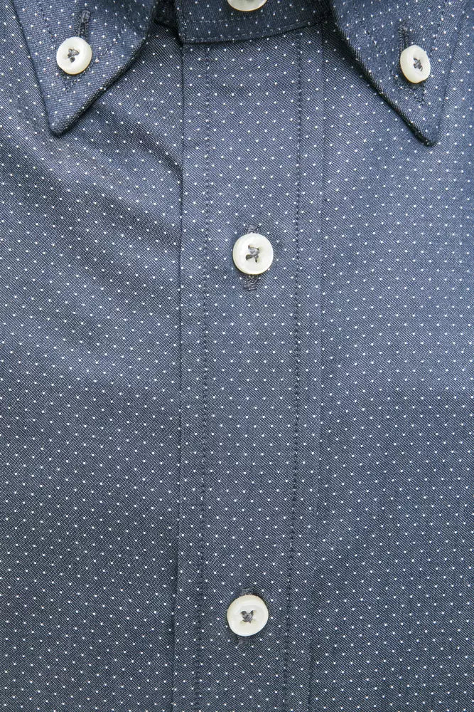 Robert Friedman Blue Cotton Shirt