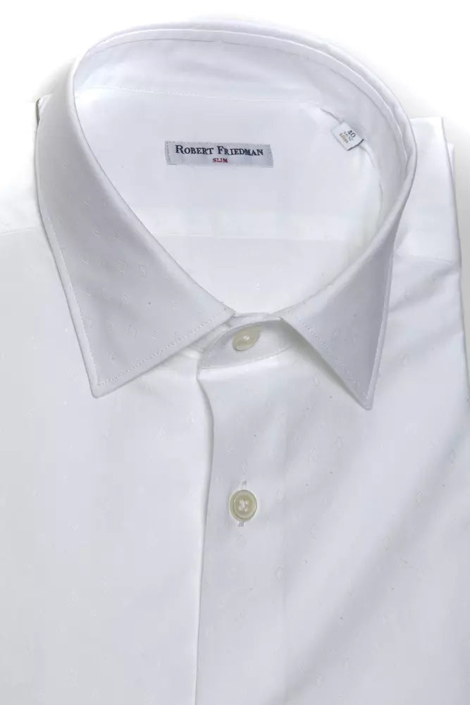 Robert Friedman White Cotton Shirt