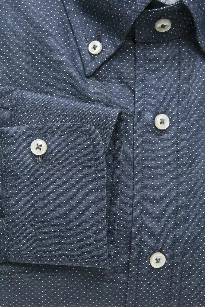 Robert Friedman Blue Cotton Shirt