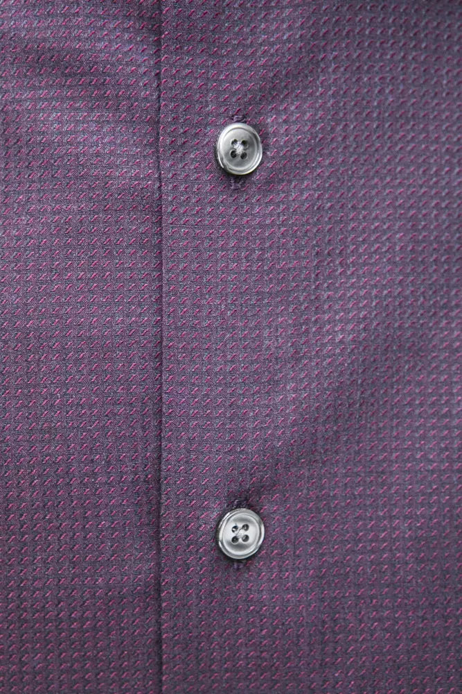 Robert Friedman Burgundy Cotton Shirt