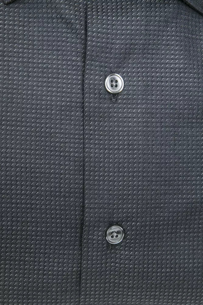 Robert Friedman Black Cotton Shirt