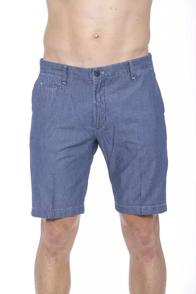 Armata Di Mare Blue Cotton Shorts | Regal Royce