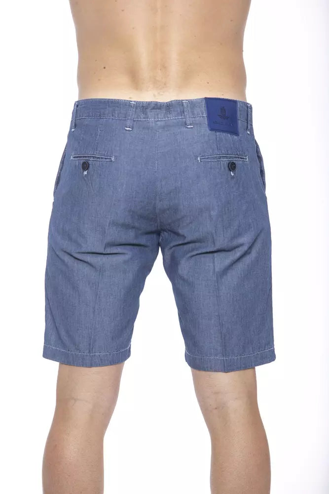 Armata Di Mare Blue Cotton Shorts | Regal Royce