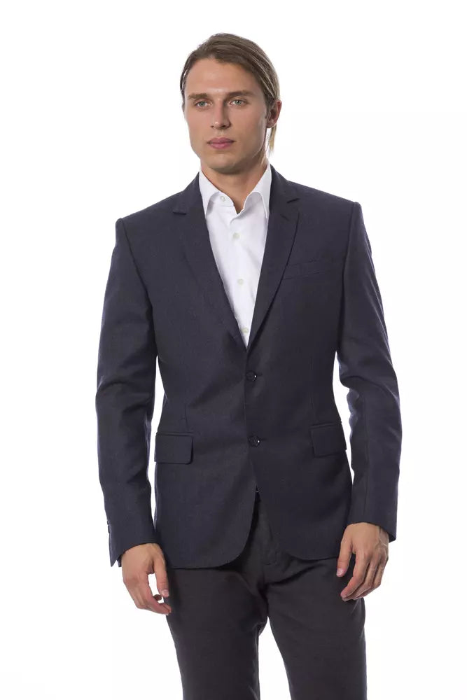 Verri Blue Wool Men's Blazer | Regal Royce