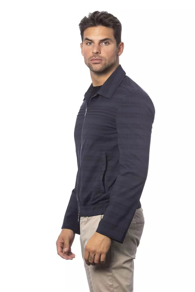 Verri Blue Wool Light Jacket | Regal Royce
