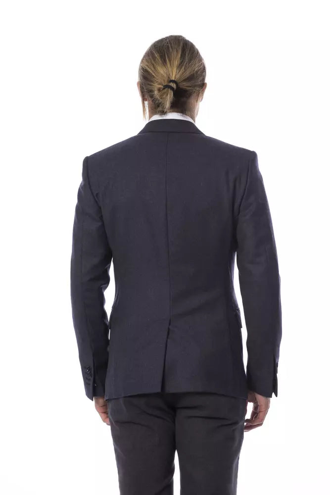 Verri Blue Wool Men's Blazer | Regal Royce
