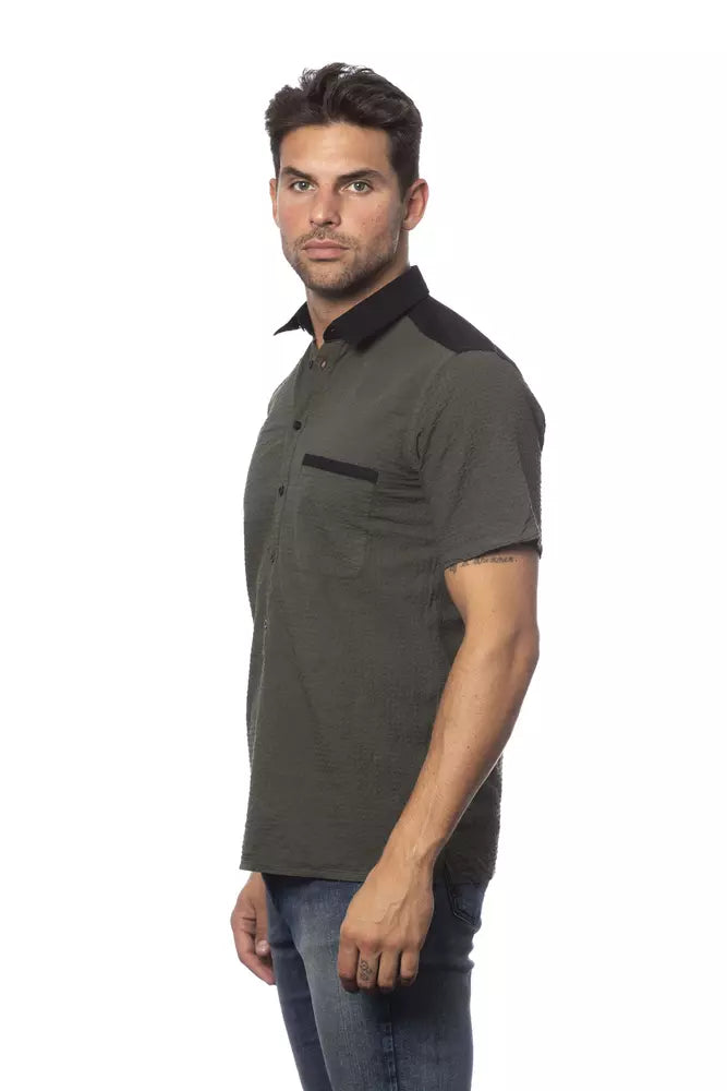 Verri Army Cotton Men Shirt | Regal Royce