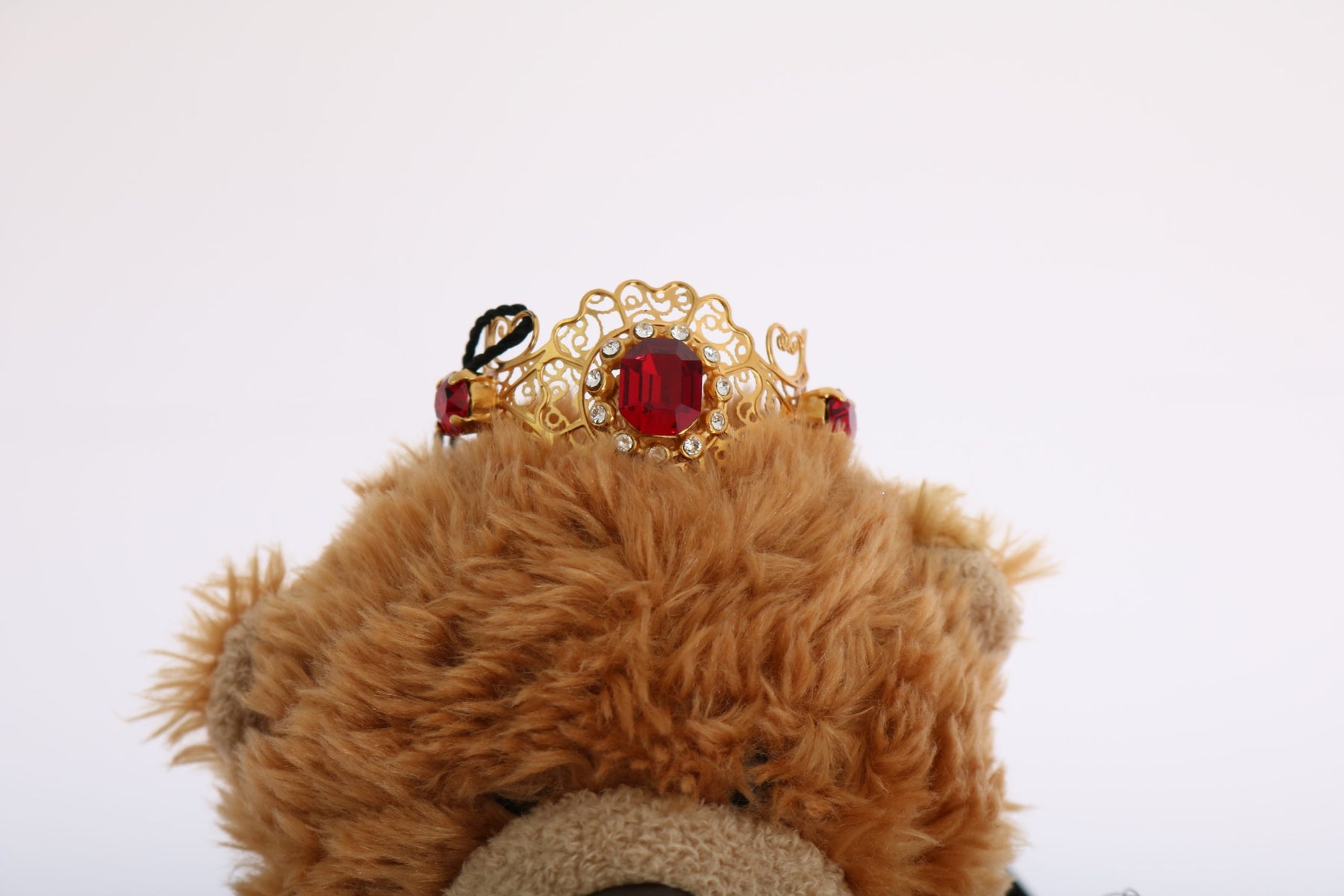 Dolce & Gabbana Teddy Bear Gold Crystal  Crown Tiara Diadem Hair Band | Regal Royce