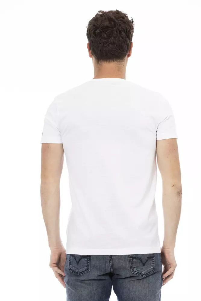 Trussardi Action White Cotton T-Shirt | Regal Royce