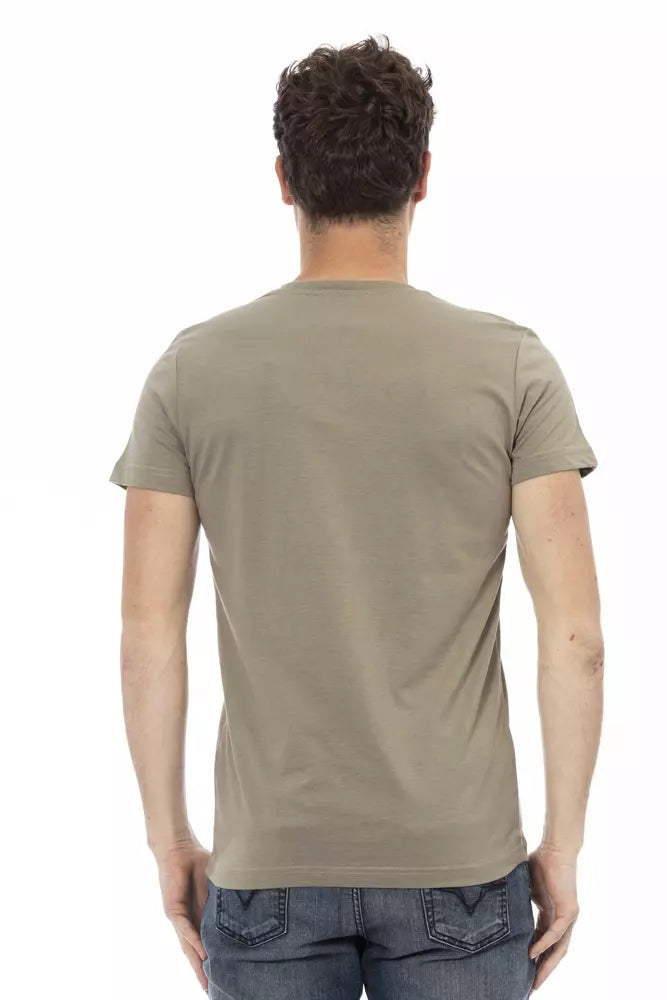 Trussardi Action Brown Cotton T-Shirt