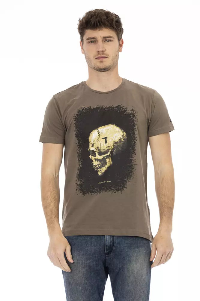 Trussardi Action Brown Cotton T-Shirt