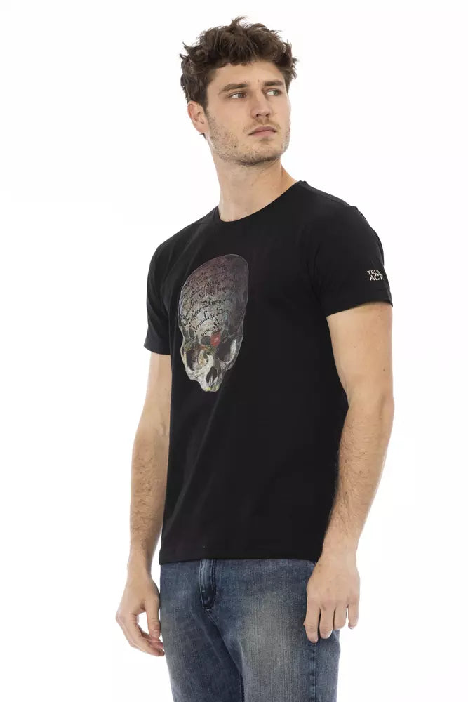 Trussardi Action Black Cotton Men's T-Shirt | Regal Royce