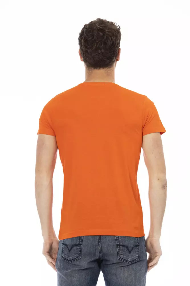 Trussardi Action Orange Cotton T-Shirt