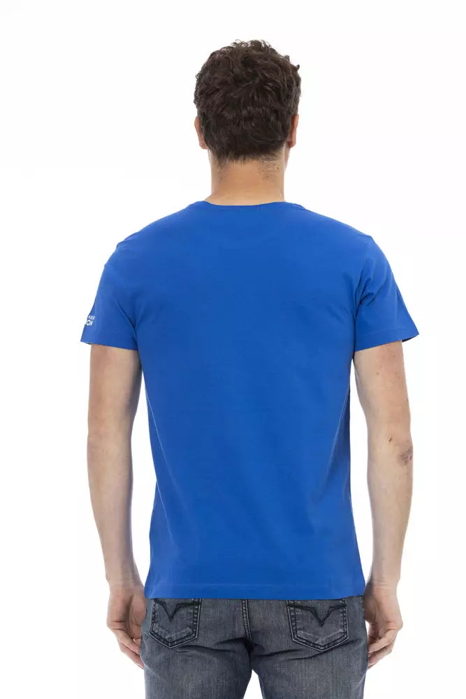 Trussardi Action Blue Cotton Men's T-Shirt