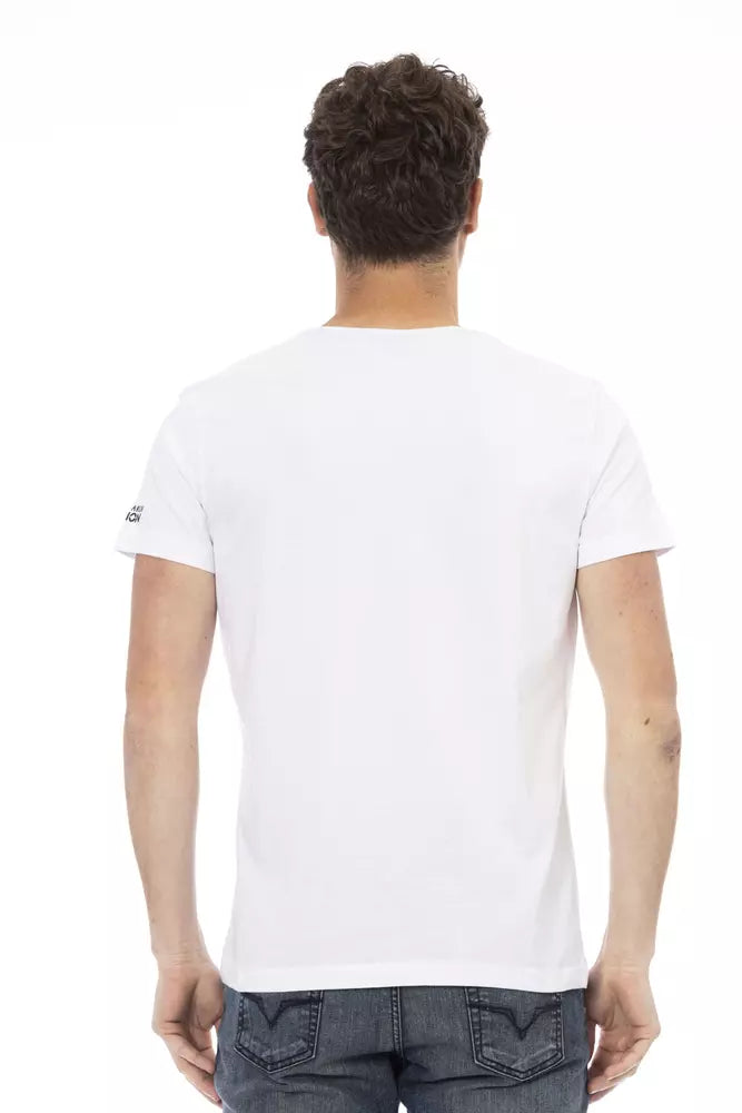 Trussardi Action White Cotton T-Shirt