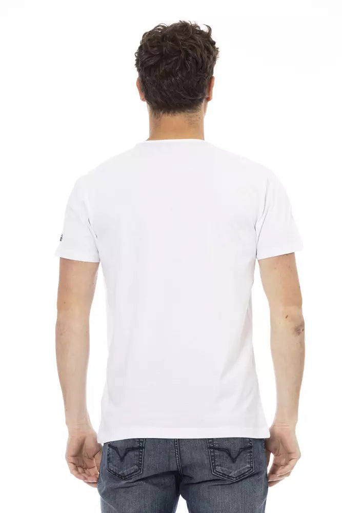 Trussardi Action White Cotton T-Shirt