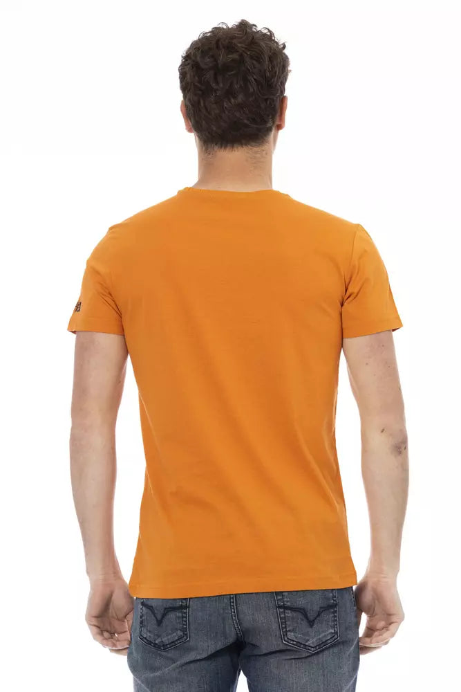 Trussardi Action Orange Cotton T-Shirt