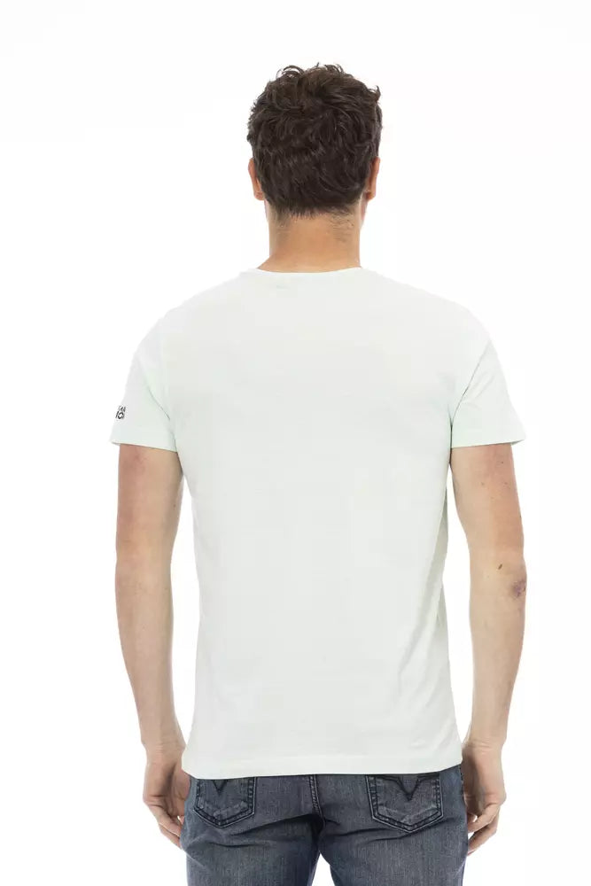 Trussardi Action "Light Blue Cotton Men's T-Shirt" | Regal Royce