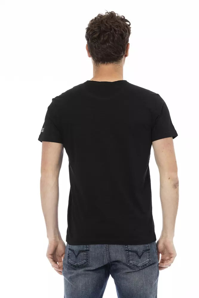 Trussardi Action Black Cotton Men's T-Shirt | Regal Royce
