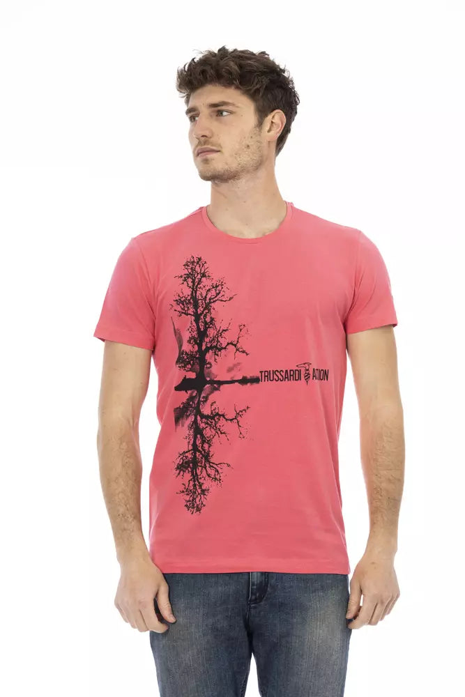 Trussardi Action Multicolor Cotton T-Shirt