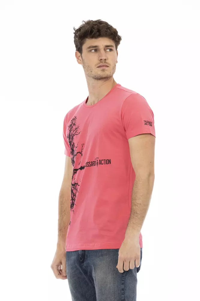 Trussardi Action Multicolor Cotton T-Shirt