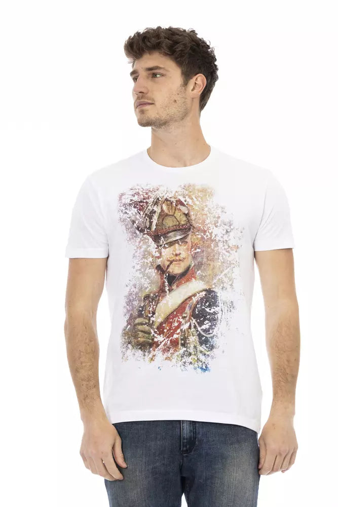 Trussardi Action White Cotton T-Shirt | Regal Royce