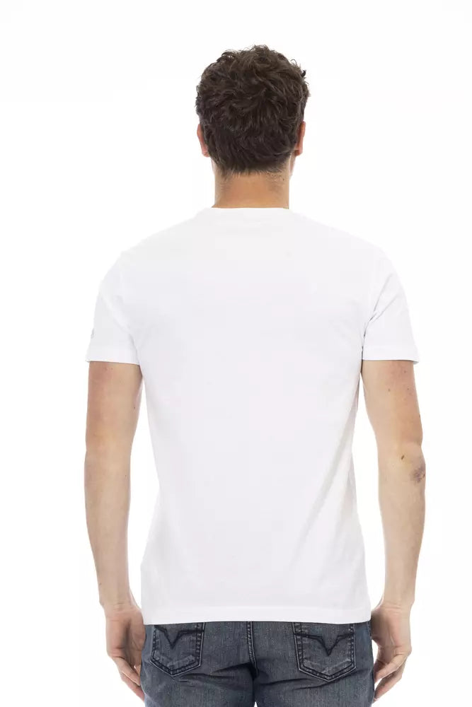 Trussardi Action White Cotton T-Shirt | Regal Royce