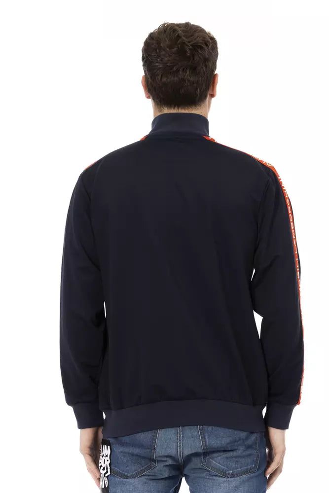 Automobili Lamborghini Blue Polyester Men Sweatshirt | Regal Royce