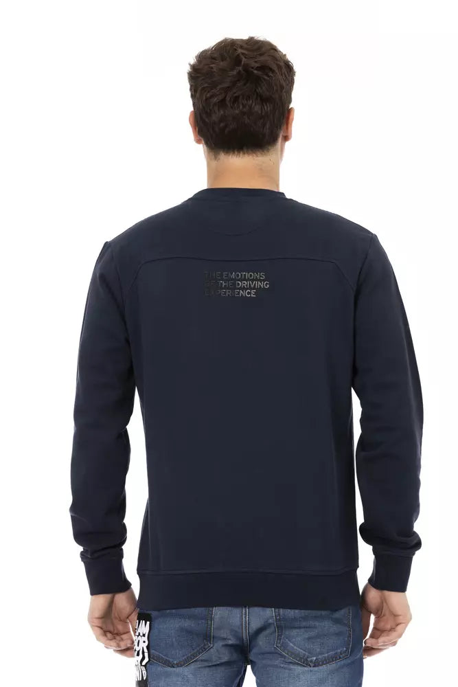 Automobili Lamborghini Blue Cotton Men Sweater | Regal Royce