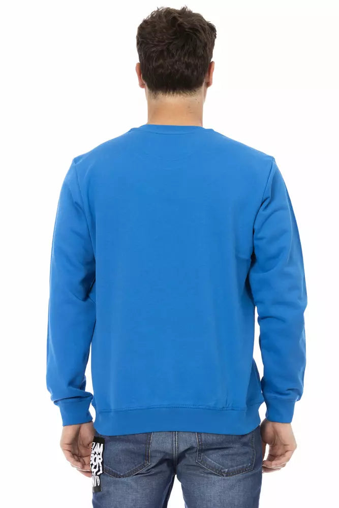 Automobili Lamborghini Blue Cotton Men Sweater | Regal Royce