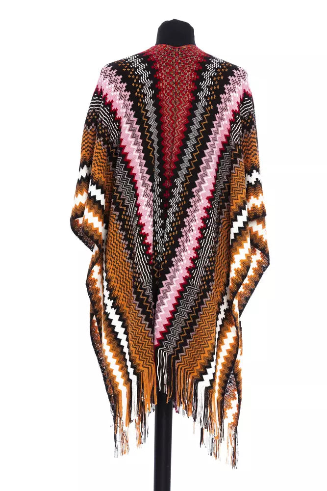 Missoni Multicolor Wool Women Poncho | Regal Royce